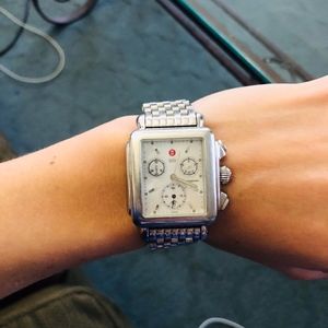 Michele Deco Stainless Steel Watch MW06A00